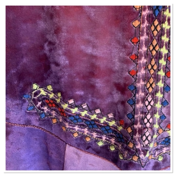 Free People Hello Gorgeous Maxi Dress Velvet Purple Medium - Picture 8 of 13